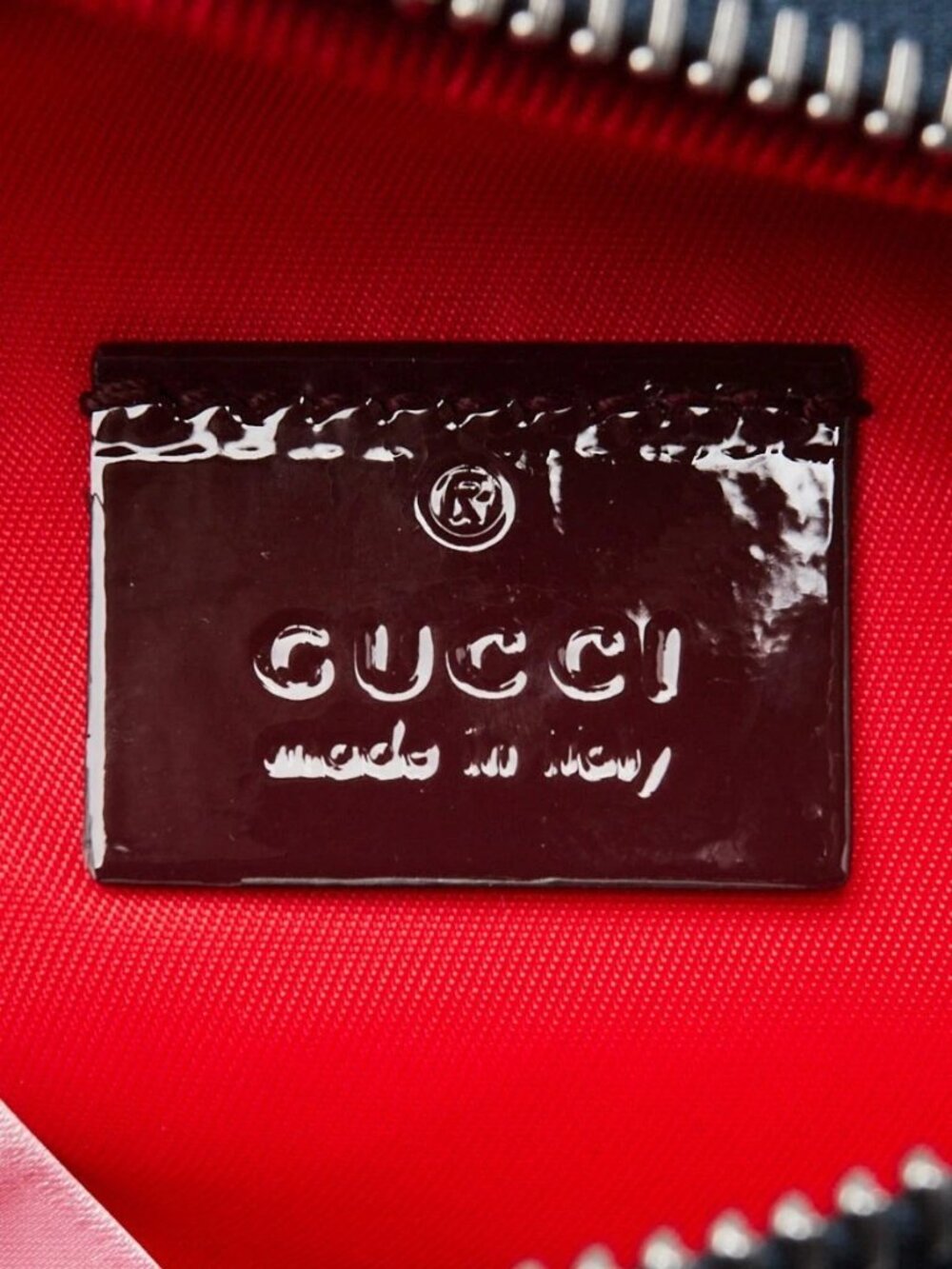 Gucci Blue GG Nylon Children's Small Belt Bag - Picture 5 of 11